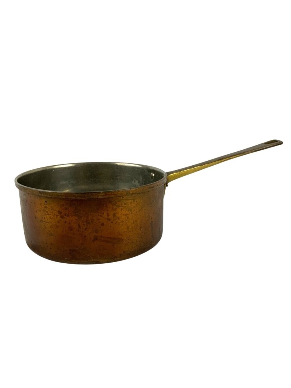 ODI Copper Saucepan 1.5 Qt Brass Handle Made in Portugal